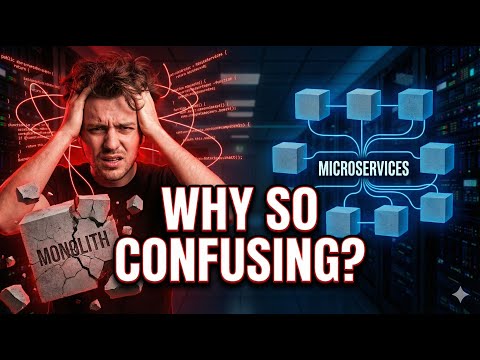 Monolith vs Microservices Explained Simply (No Confusion)