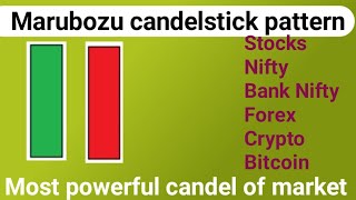 Marubozu candelstick pattern! #technicalanalysis #candelstickpattern #sharemarket