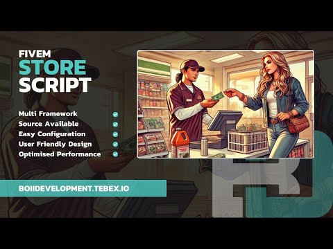 FiveM Stores Script | [ESX  / QBCore / QBX / OX]