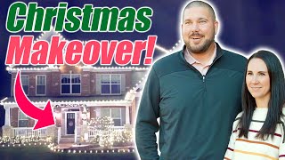 Christmas House Makeover With Permanent Holiday Lights! | Landscape Services.