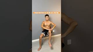 4 Chair Moves to Burn Belly Fat, Sculpt Abs, Tone Core and Lift Your Glutes