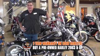 1 Year Warranty on Pre-Owned Harley-Davidsons