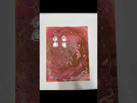 Easy stunning acrylic pour painting #art #homedecor #fyp #shorts #youtubeshorts #painting