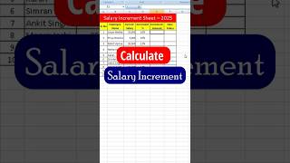 Find Your New Salary in Seconds ⏱️| How to calculate salary increment #shorts