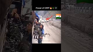 Power of CRPF🔥⚔️🪖🪖 #crpf #fauji #army #indianarmy #commandos #armystatus #shorts