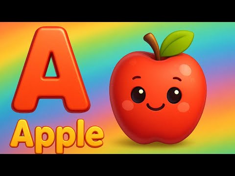 A for Apple B for Ball | A to Z Alphabet for Kids | ABC Learning with Words & Pictures
