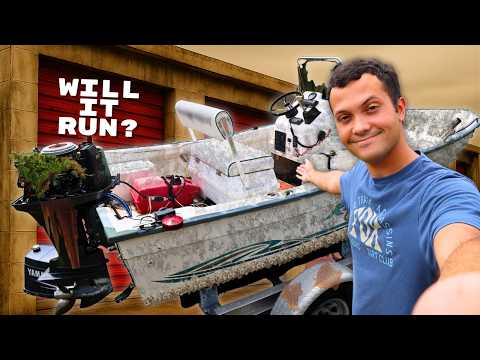 I Bought an Abandoned $500 Boat... From a Storage Unit! (Full Fix & Flip)