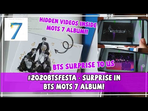 #2020BTSFESTA SURPRISE IN BTS MOTS 7 ALBUM! HIDDEN VIDEOS! (UNOFFICIAL?)