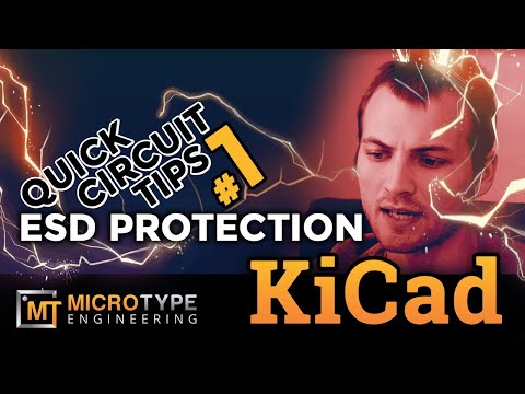 Quick Circuit Tips #1 - ESD Protection - KiCad