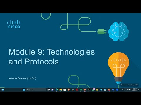 Network Defense:   Module 9  Technologies and Protocols
