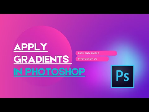 How to use gradents in photoshop | Apply gradient in photoshop | Photoshop Urdu/Hindi Tutorials