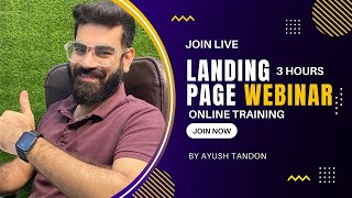 Landing page webinar to grow your sales.