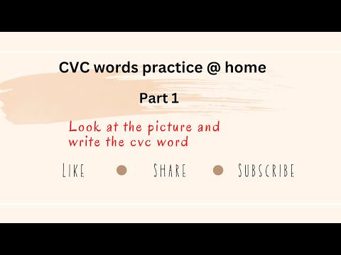 Learning CVC Words Part 1
