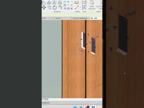 Mueble en Revit #arquitectura #modeling #diseño