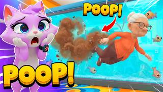GRANNY POOPED in HER PANTS! (I AM CAT VR)