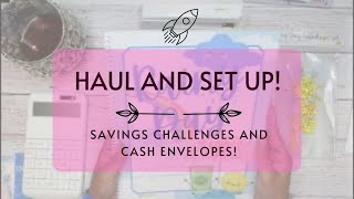 2023 SAVINGS CHALLENGES AND CASH ENVELOPE HAUL & SET UP ~ SWITCHING TO SPRING!