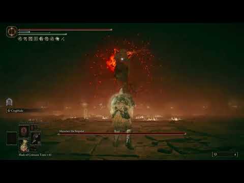 Messmer you were supposed to dethrone Malenia, but at last you were to Easy. (No blessings)
