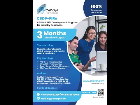 CSDP FIRe Overview - Training Program by CADOpt Technologies Pvt Ltd