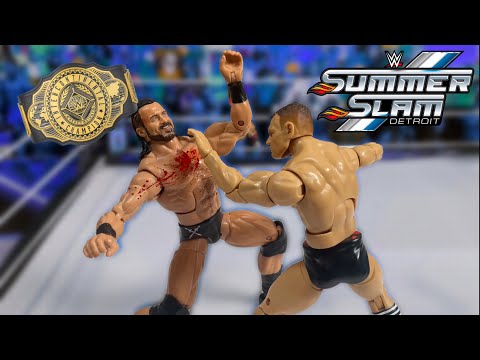 Gunther vs Drew Mcintyre Intercontinental title prediction match! WWE action figure match