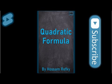 Quadratic Formula