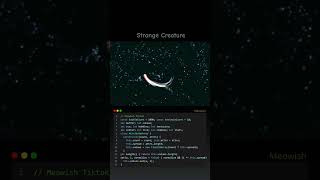 #programming #coding #htmlcss #javascriptcode #foryou #interactive #creature #website