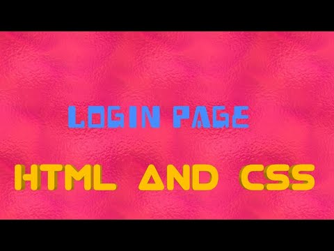 Login Page Type 1| Html and CSS | if coding is life 🔥🙏☝️👌🙋
