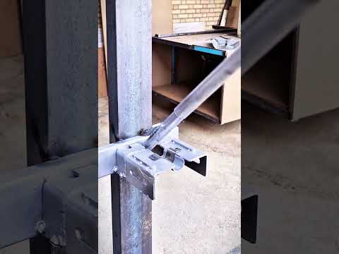 A handmade, hand-operated metal bending tool like no one’s ever seen before #welding