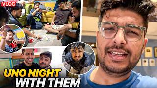 UNO Fun Game Night with them -Vlog