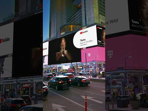 Billboard T🤩 thank you @YouTube @YouTubeMusic #shorts #tems #lovemejeje