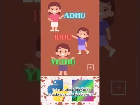 Get Ready for another exciting python quiz inspired by Adhu Idhu Yedhu #coding #programming #python