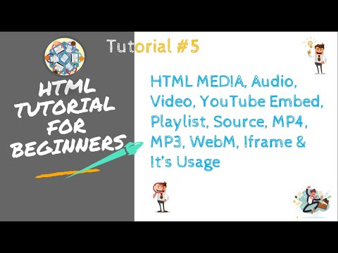 Html Media || Audio || Video || YouTube || IFrame || Source || MP4 || MP3 || OGG || WEBM