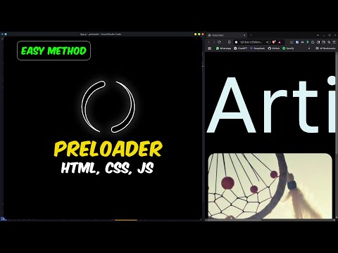 Create a Stunning Website Preloader with HTML, CSS & JS | Smooth Page Loading Animation!