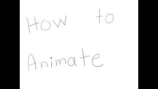 How to Animate |FAST 1 minute tutorial|