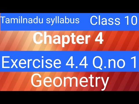 Class 10 Maths chapter 4 exercise 4.4 q.no1