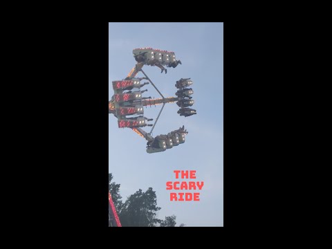 Jax tries the scary ride! Campbell Amusements @ Shediac Lobster Festival 2023