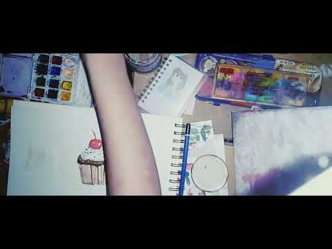 paint with me/ blueberry cake