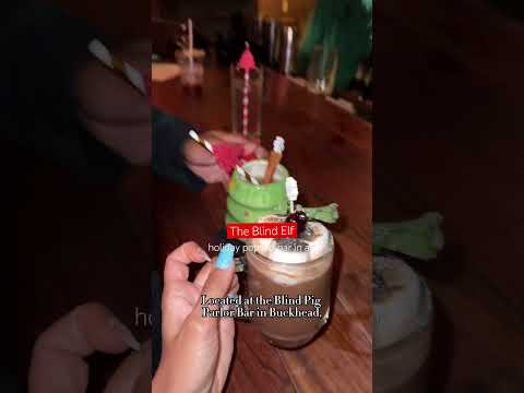 The Blind Elf: Holiday Pop-up Bar in Atlanta #atl #atlanta #thingstodoinatlanta #atlantageorgia