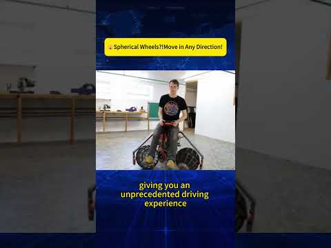 😮Spherical Wheels?!  💨 Omnidirectional Movement at its Finest! #roboticinnovation #diy