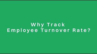 Social Sustainability Dimension: Employee Turnover Rate