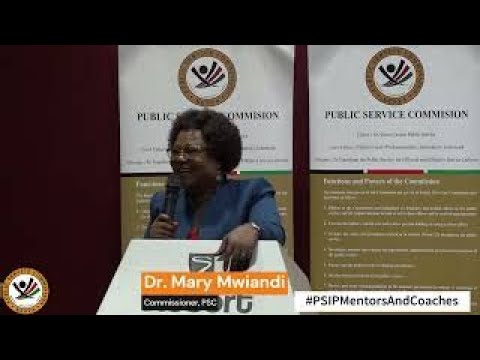 Commissioner Dr. Mary Mwiandi Opening Remarks - PSIP Mentors and Coaches Training 18.09.2023. #PSIP