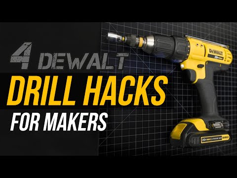 DeWalt Drill Hacks + Mods for MAKERS