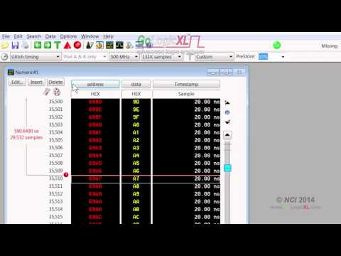Logic Analyzer GoLogicXL: Using markers (numeric #04)