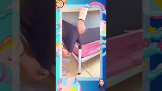 Inilah cara cepat merapikan sprei dengan mudah #lifehacks #satisfyingvideo #creativemoms #spreiadem