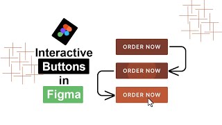 Interactive Button design Hover Effect in Figma | Figma tutorial | Interactive Component Tutorial