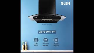 Your Kitchen’s Smartest Upgrade! Glen BLDC Chimney with Heat Sensors | Up to 60% OFF