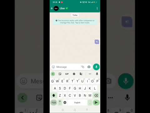 Uber cabs booking from WhatsApp || #shorts #uber #technical