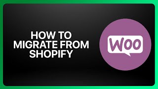How To Migrate From Shopify To WooCommerce 2026! Tutorial