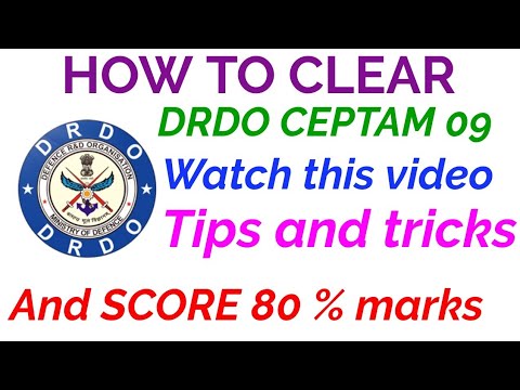 How to crack DRDO CEPTAM 09.
