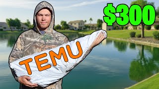 $300 TEMU Budget Urban Fishing Challenge...