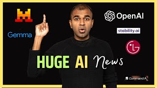 Top AI News: Mistral, OpenAI, LG, Gemma, 3D Model and more!